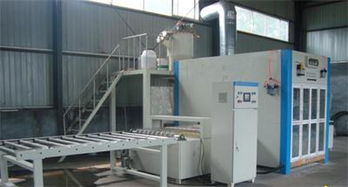 kd 24 外墙装饰一体板设备厂家赠技术免运费外墙保温一体板喷涂机成品图片 外墙保温装饰一体板设备 德州市陵城区凯达保温材料厂